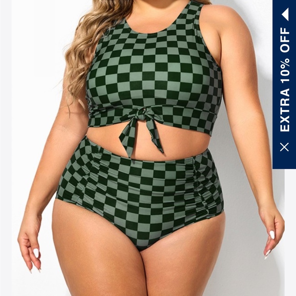Plus size Two piece bathing suit